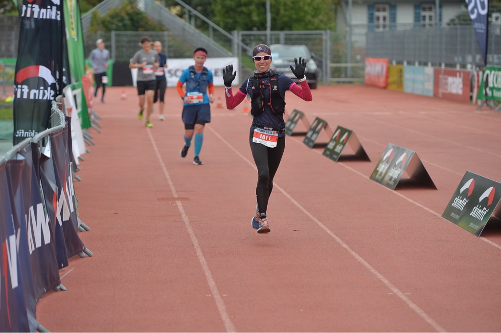 Marlen beim Drei-Länder-Marathon
